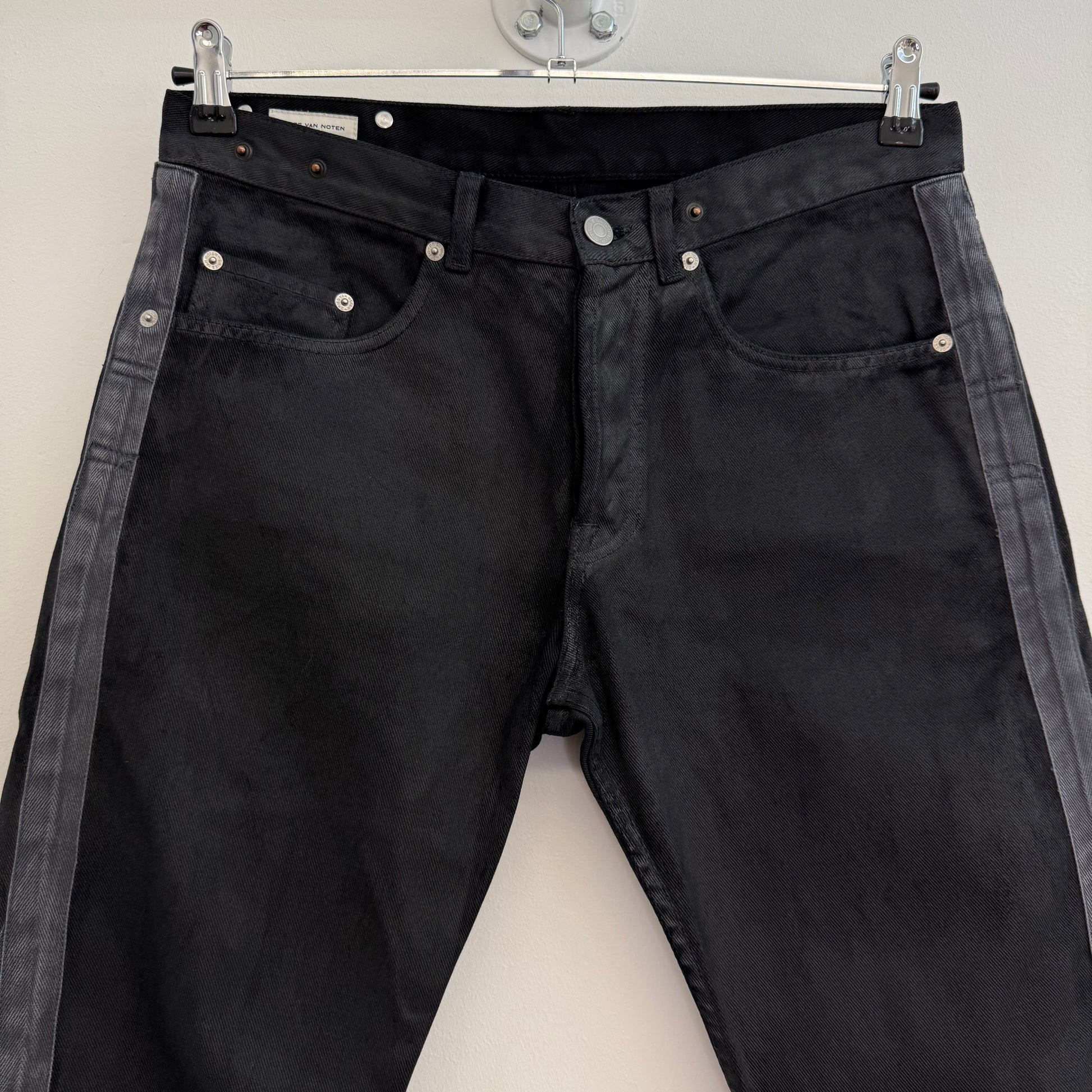 Dries van Noten A/W 2014 waxed bondage jeans