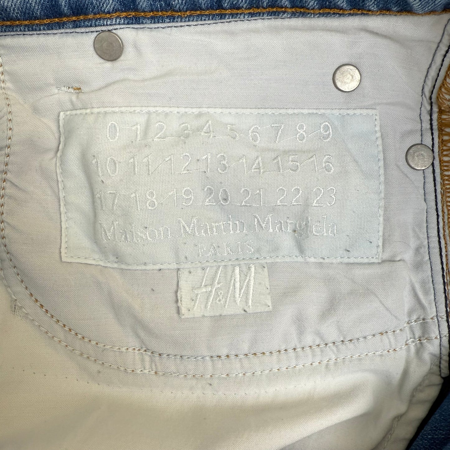Maison Martin Margiela x H&M Inside-Out Jeans