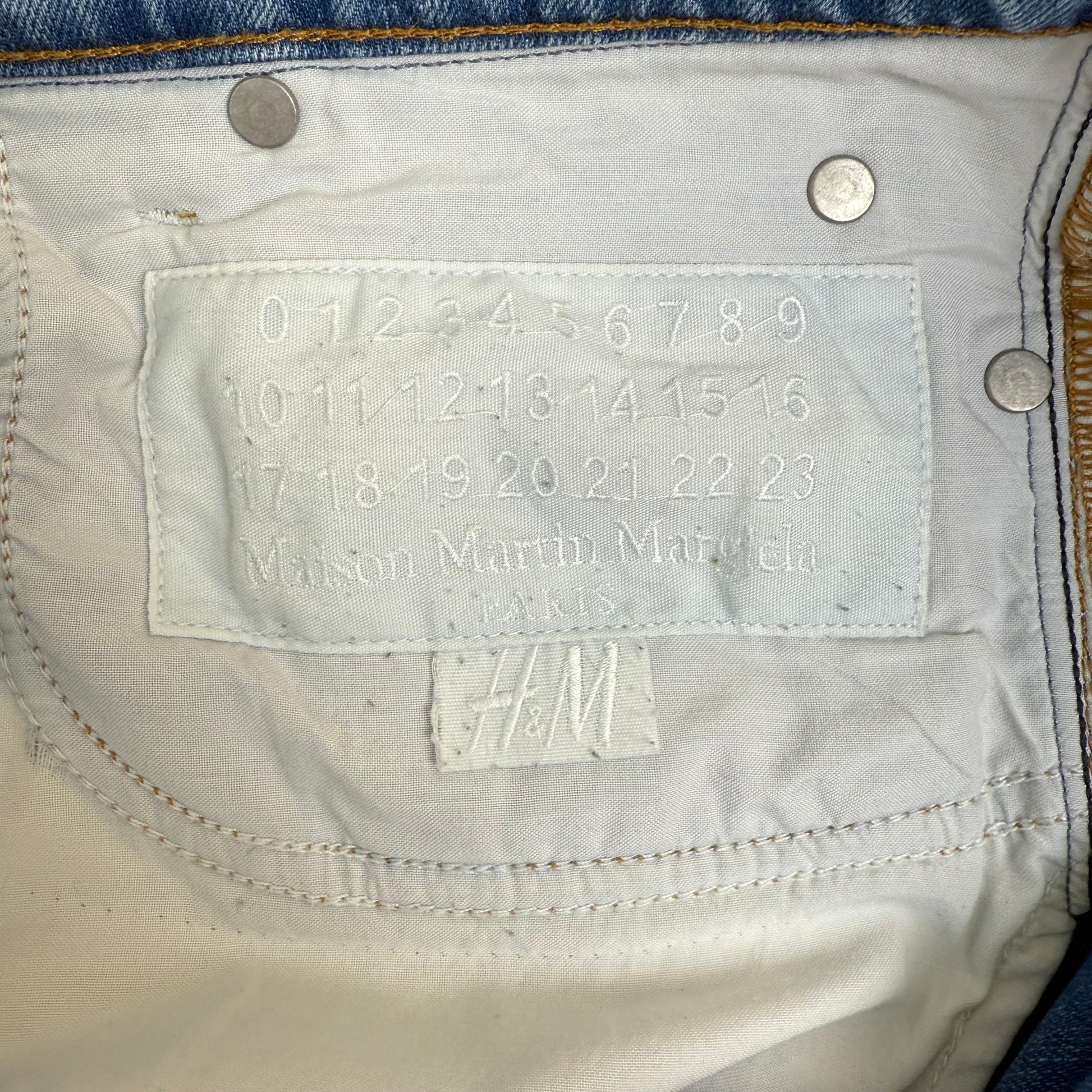 Maison Martin Margiela x H&M Inside-Out Jeans