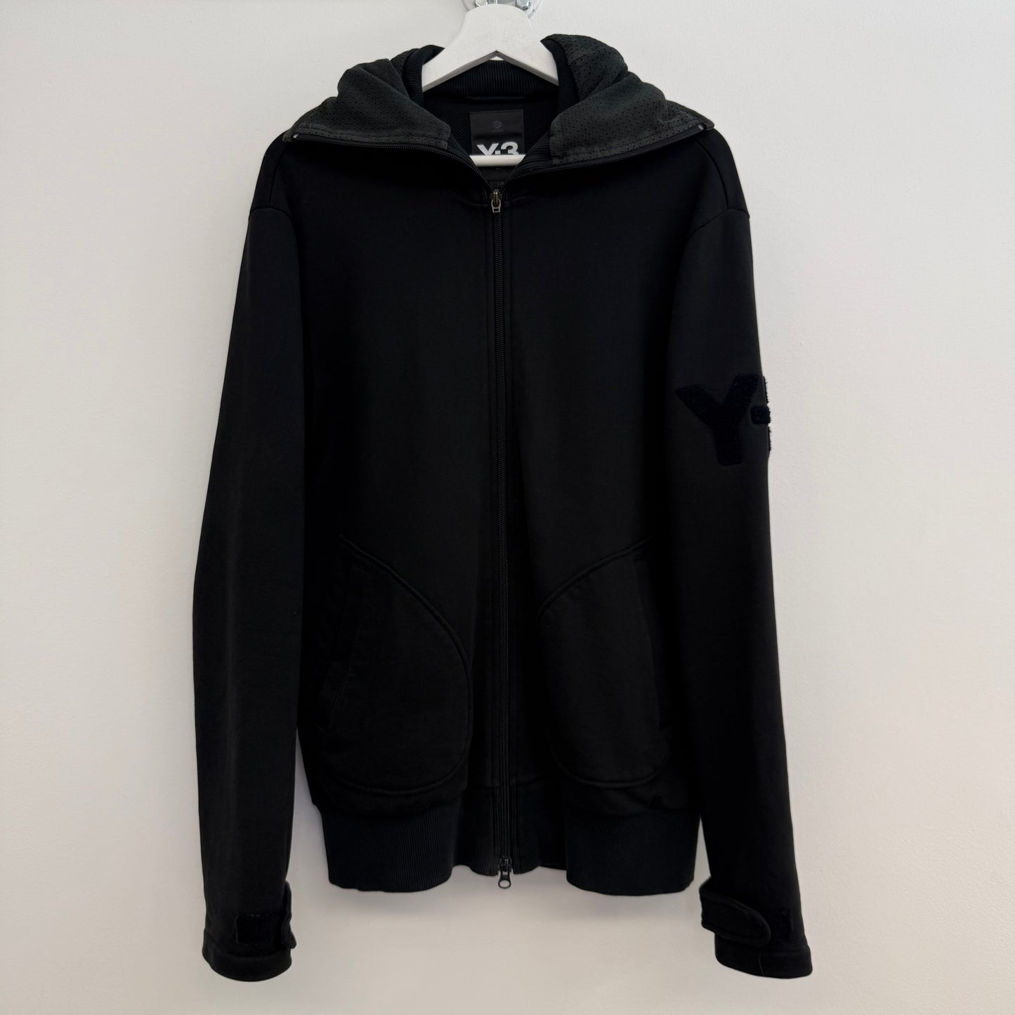 Y-3 Yohji Yamamoto x Adidas Black balaclava hoodie