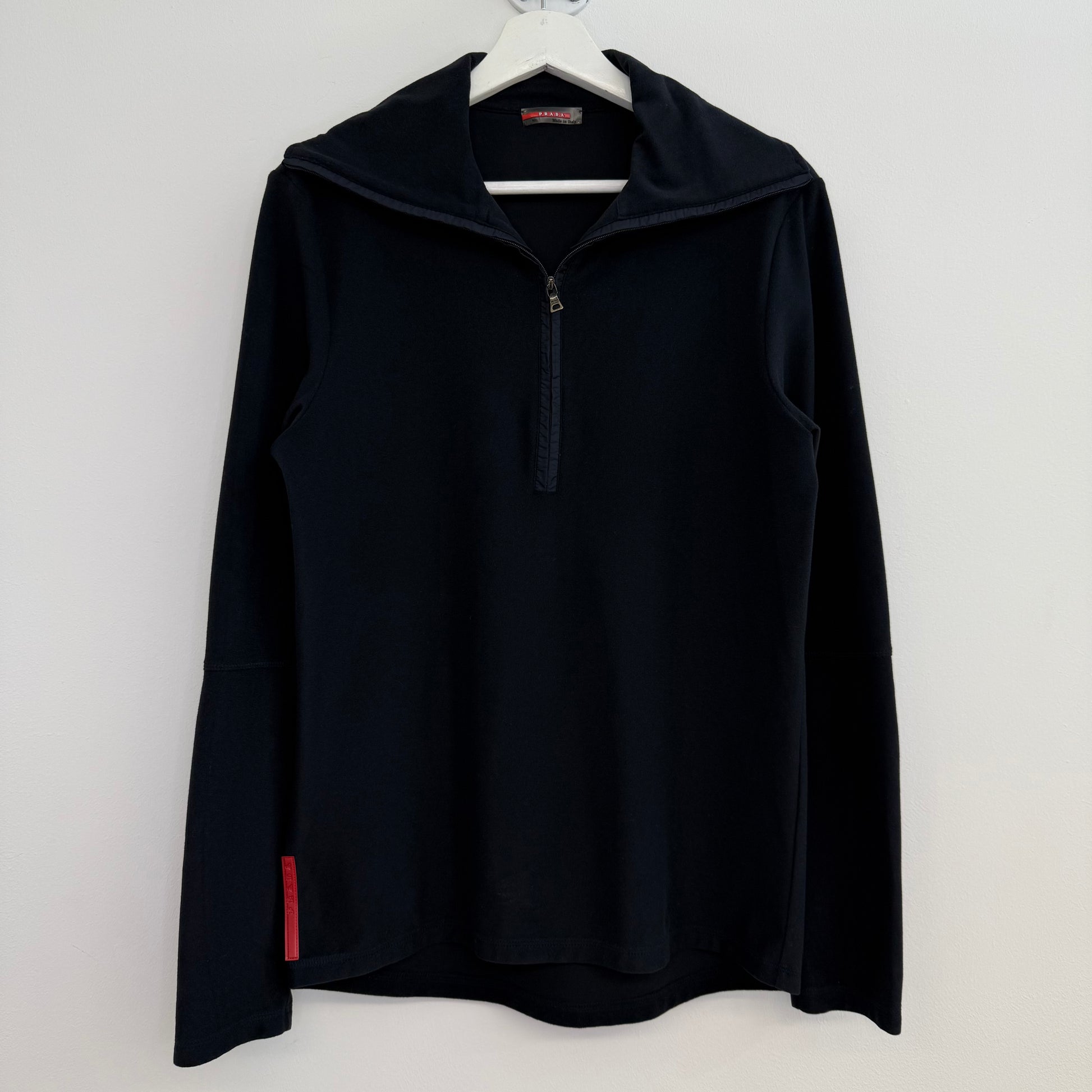 Prada Linea Rossa 1/4 Zip Fleece Pullover