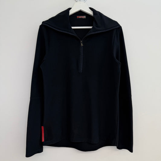 Prada Linea Rossa 1/4 Zip Fleece Pullover