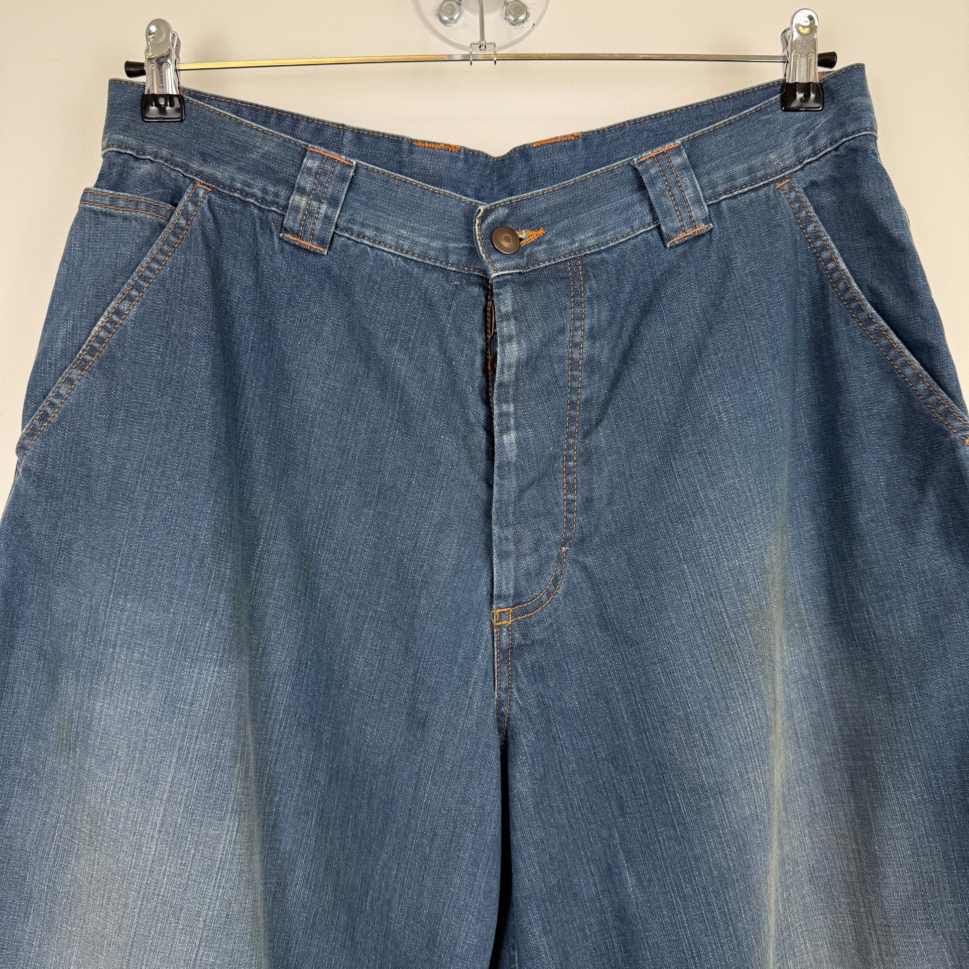 Maison Margiela wide faded carpenter jeans