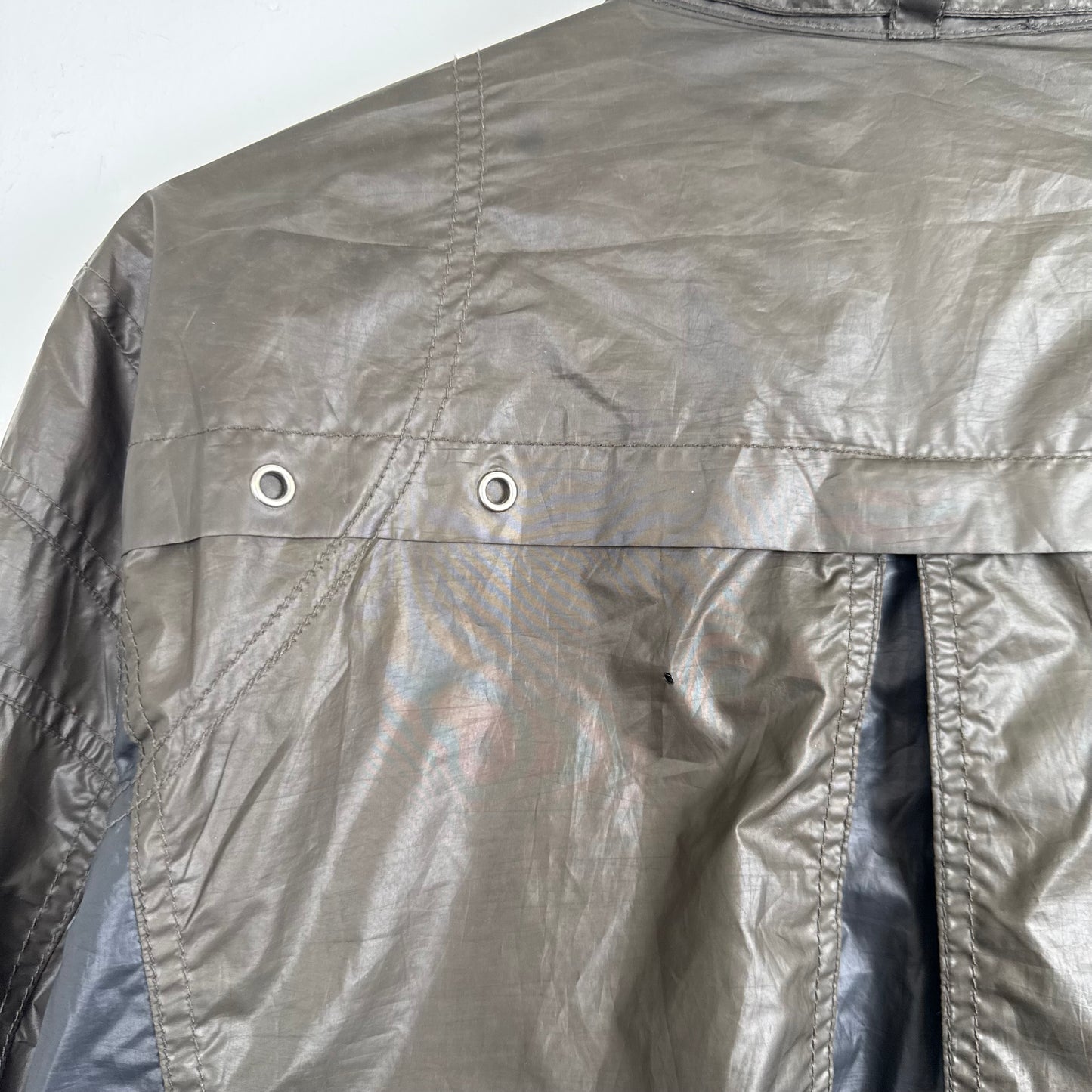 Dolce & Gabbana Vintage 2007 Nylon Utility Jacket ,Cargo Pockets, Khaki/Black