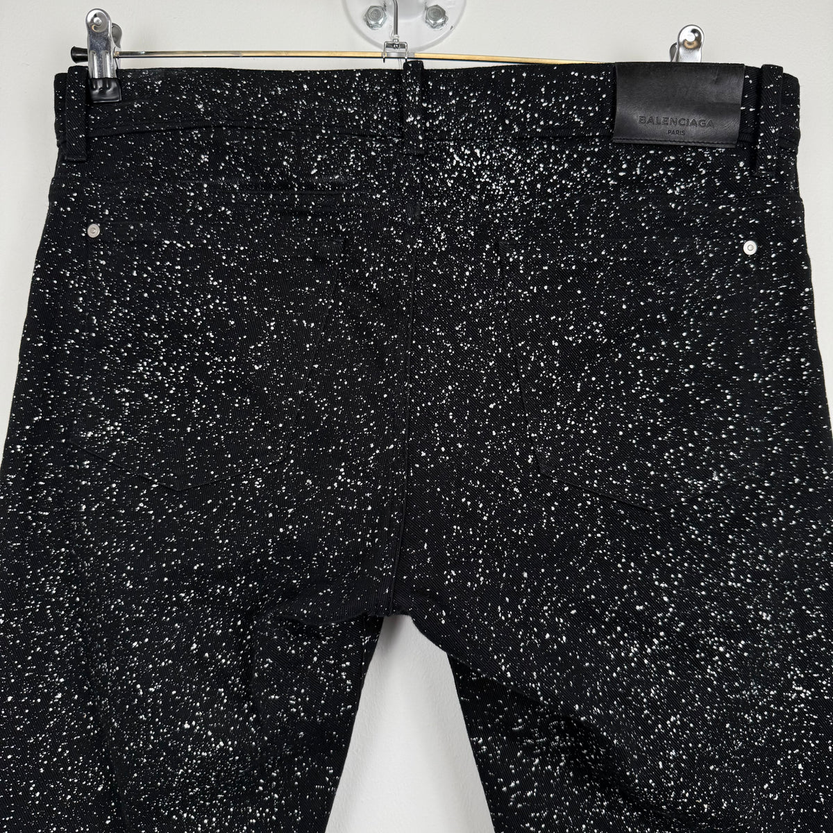 Balenciaga – Paint Splatter Denim Jeans