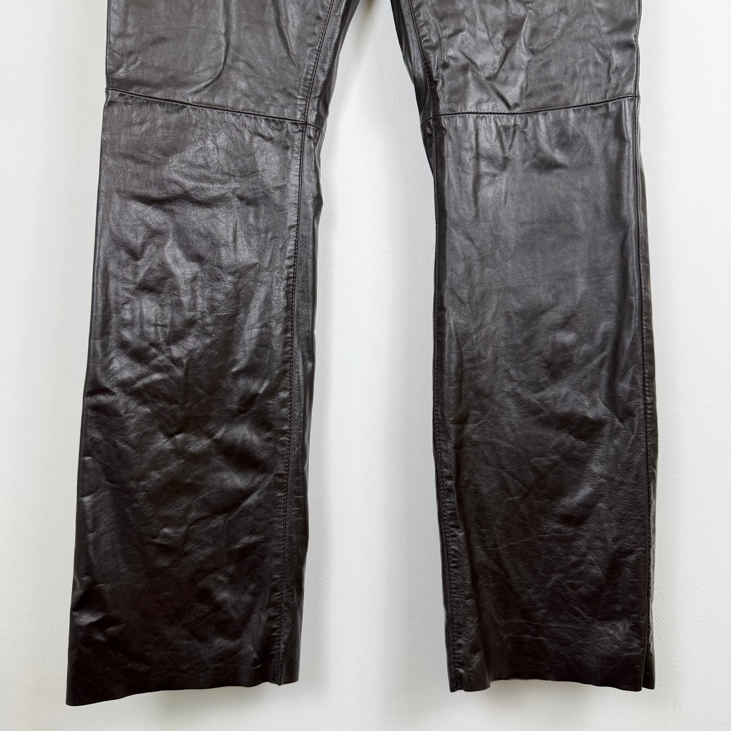 Gianfranco Ferré Jeans Vintage Brown Leather late 90's
