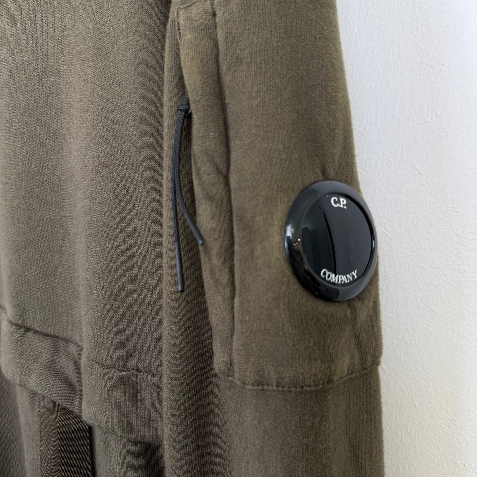 C.P. Company Satin Nylon Panel Lens Crewneck