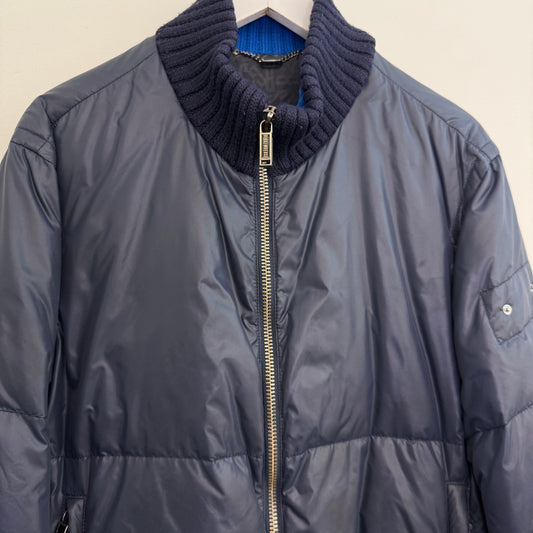 Bikkembergs Rib-Collar Puffer Jacket