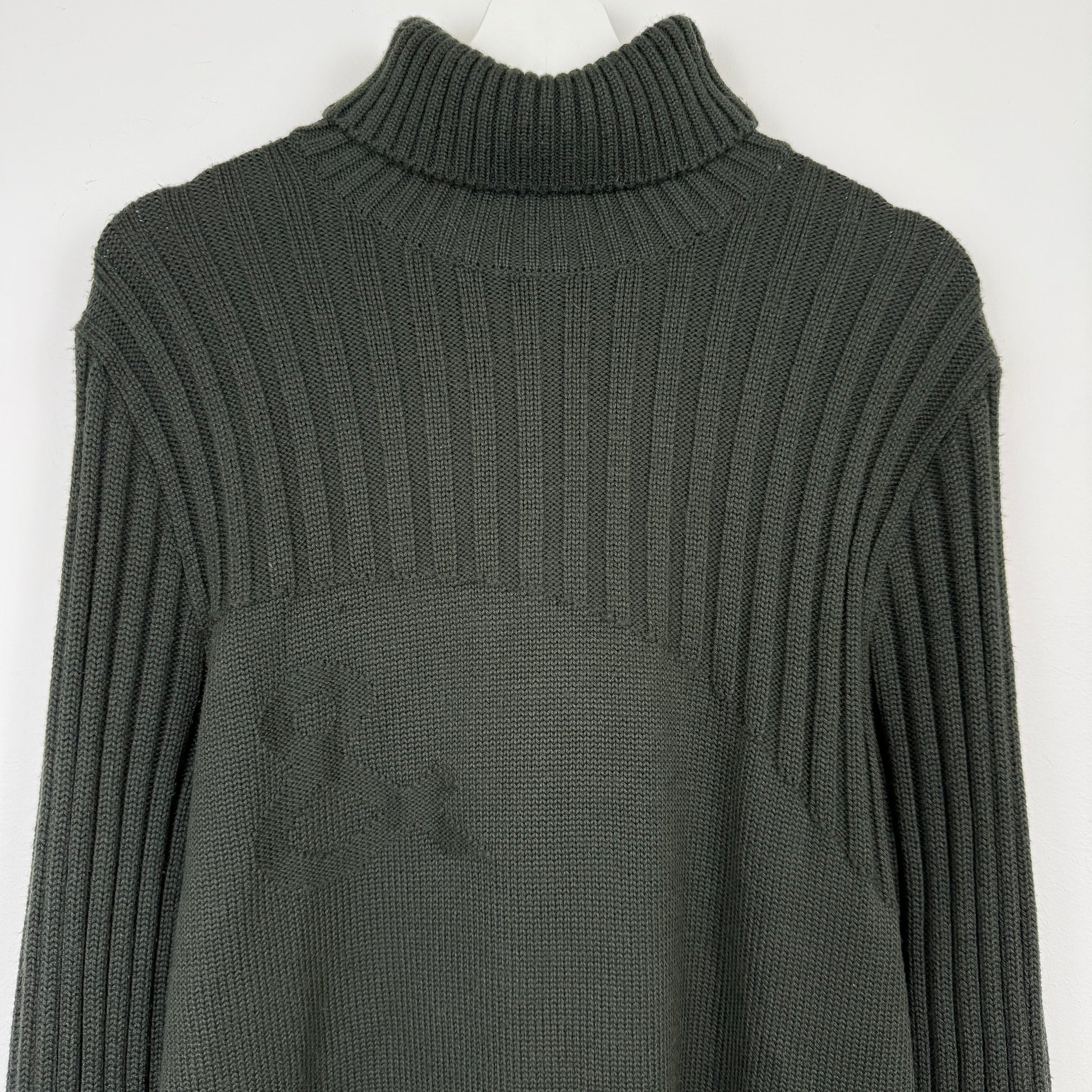 Dolce & Gabbana D&G ‘&’ line intergraded logo texture knit sweater