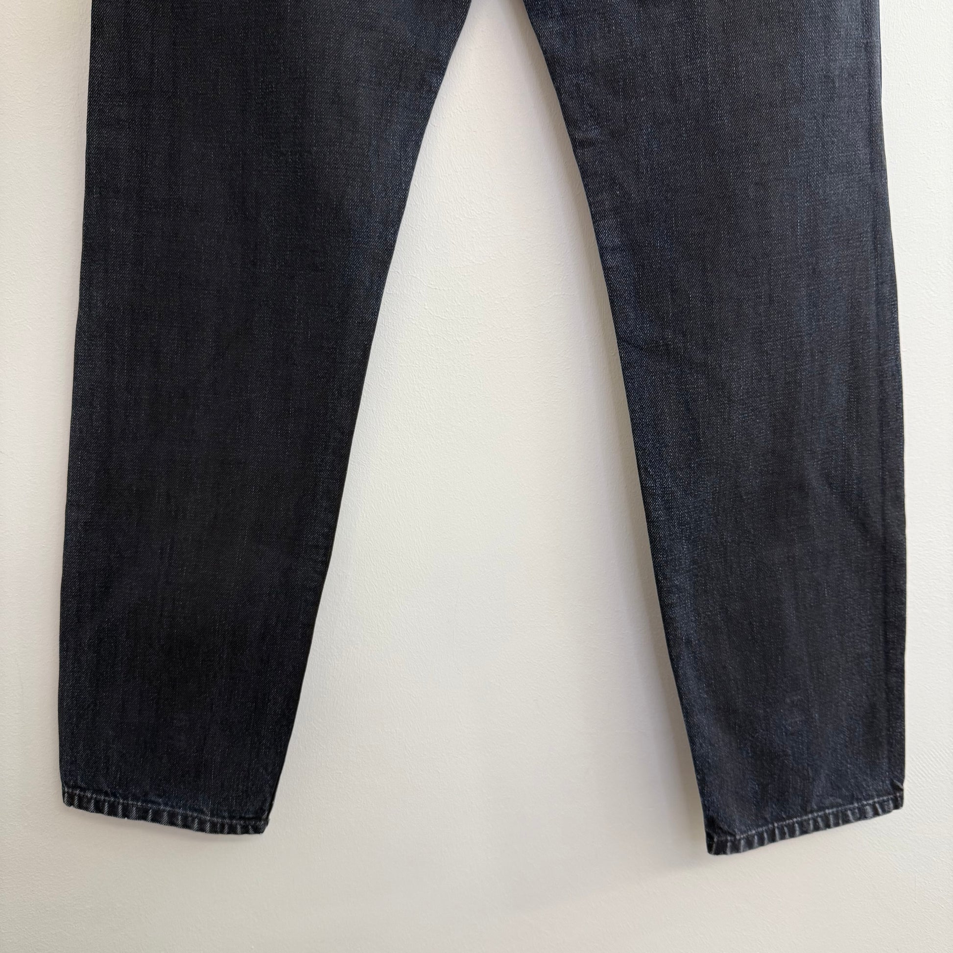 Dries van Noten Jeans, blue waxed denim