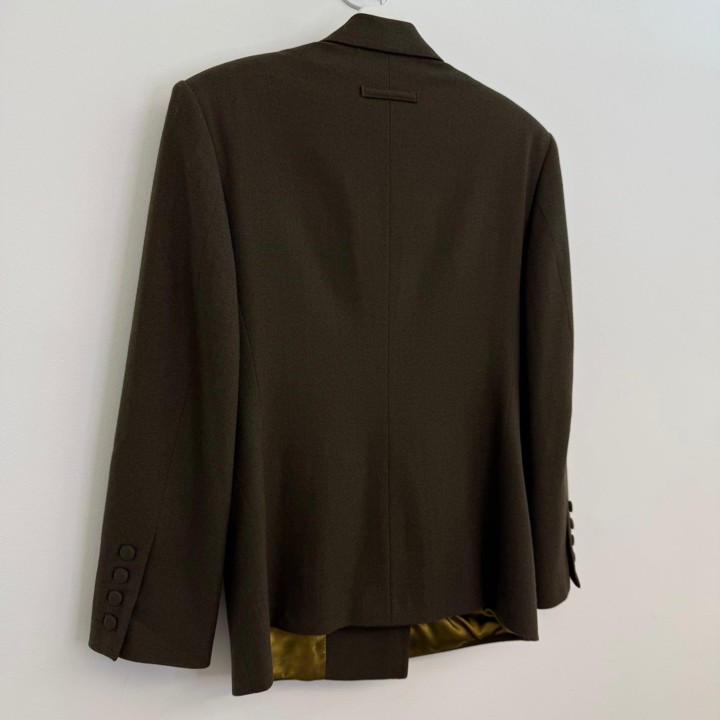 Jean Paul Gaultier Femme tailor made green colbert
