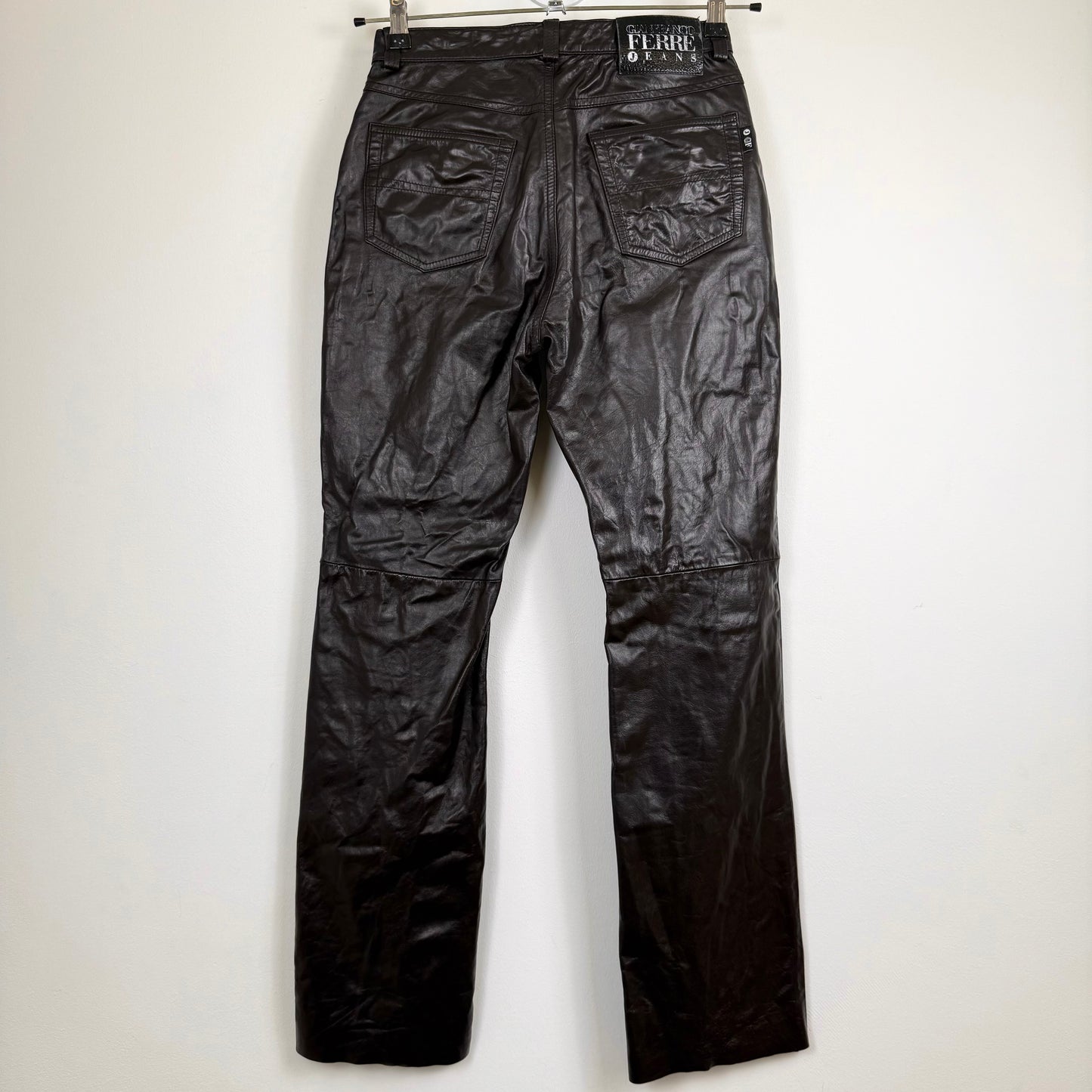 Gianfranco Ferré Jeans Vintage Brown Leather late 90's