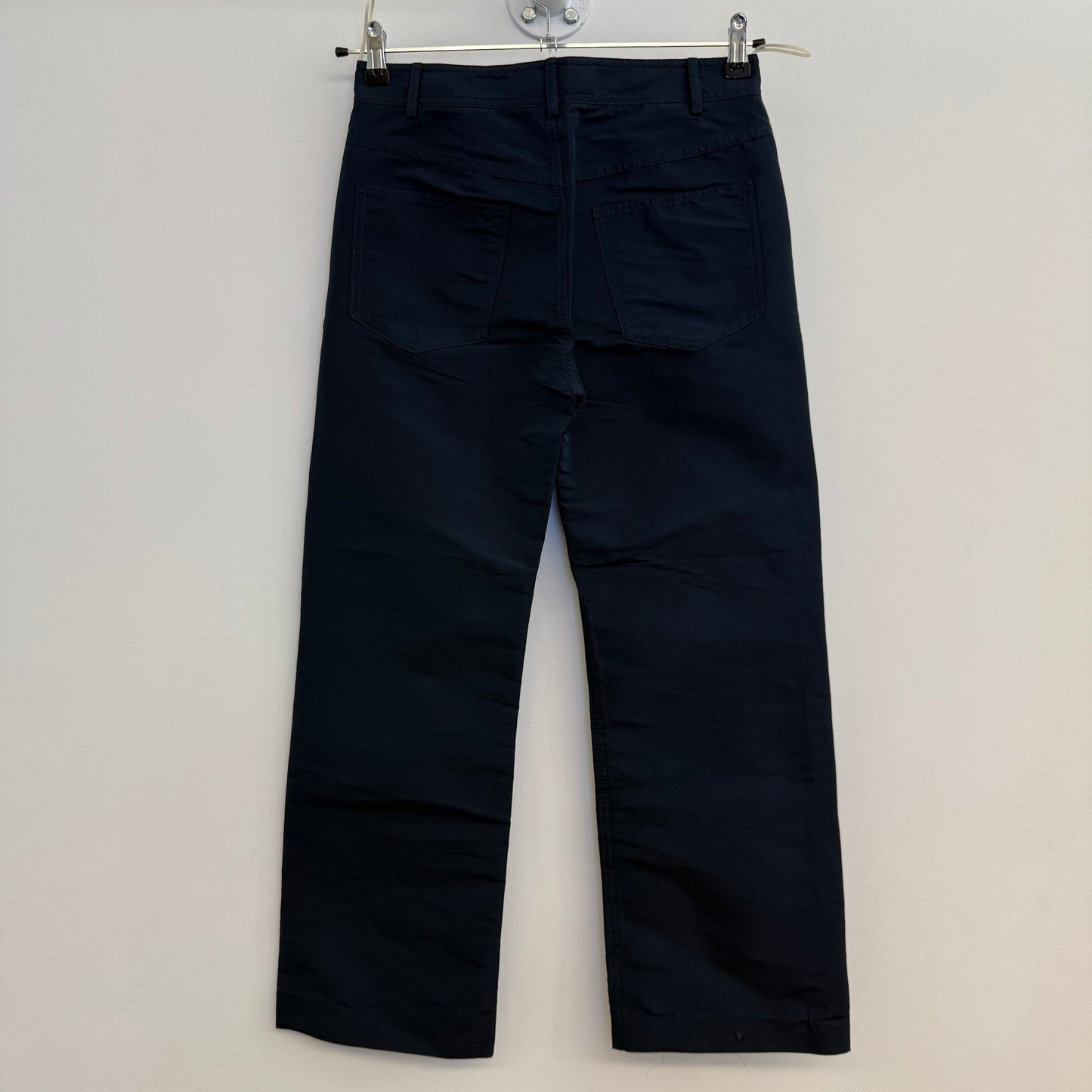 Marni Polyester Navy Straight Trousers