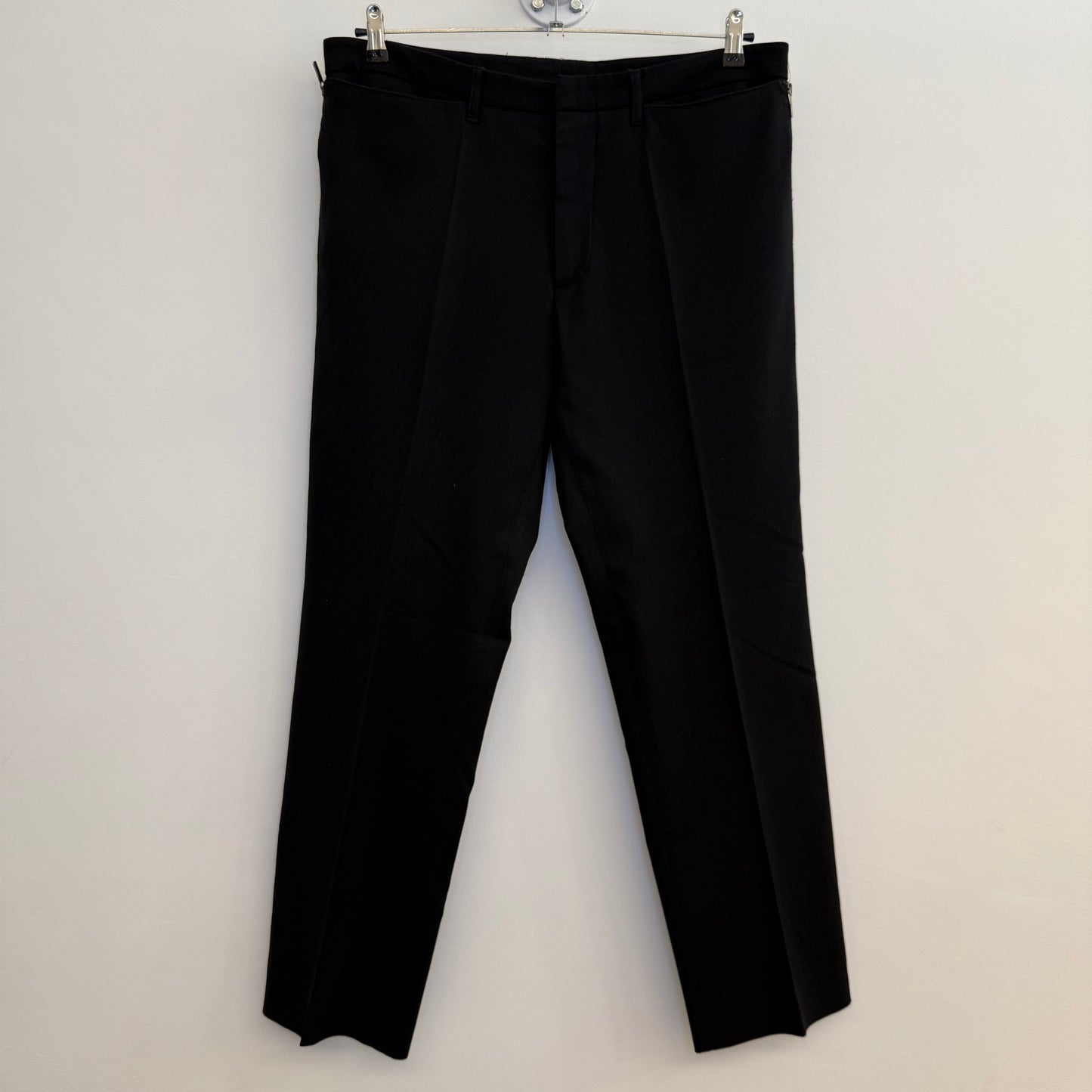 Dirk Bikkembergs 2-Piece Suit with Leather Inlay & Chain Detail