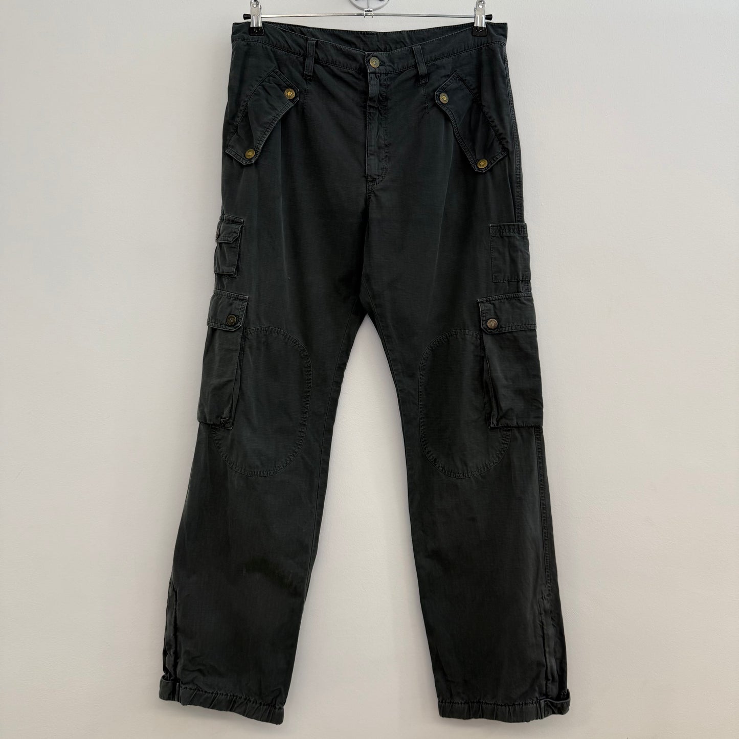 Dolce & Gabbana wide grey cargo pants