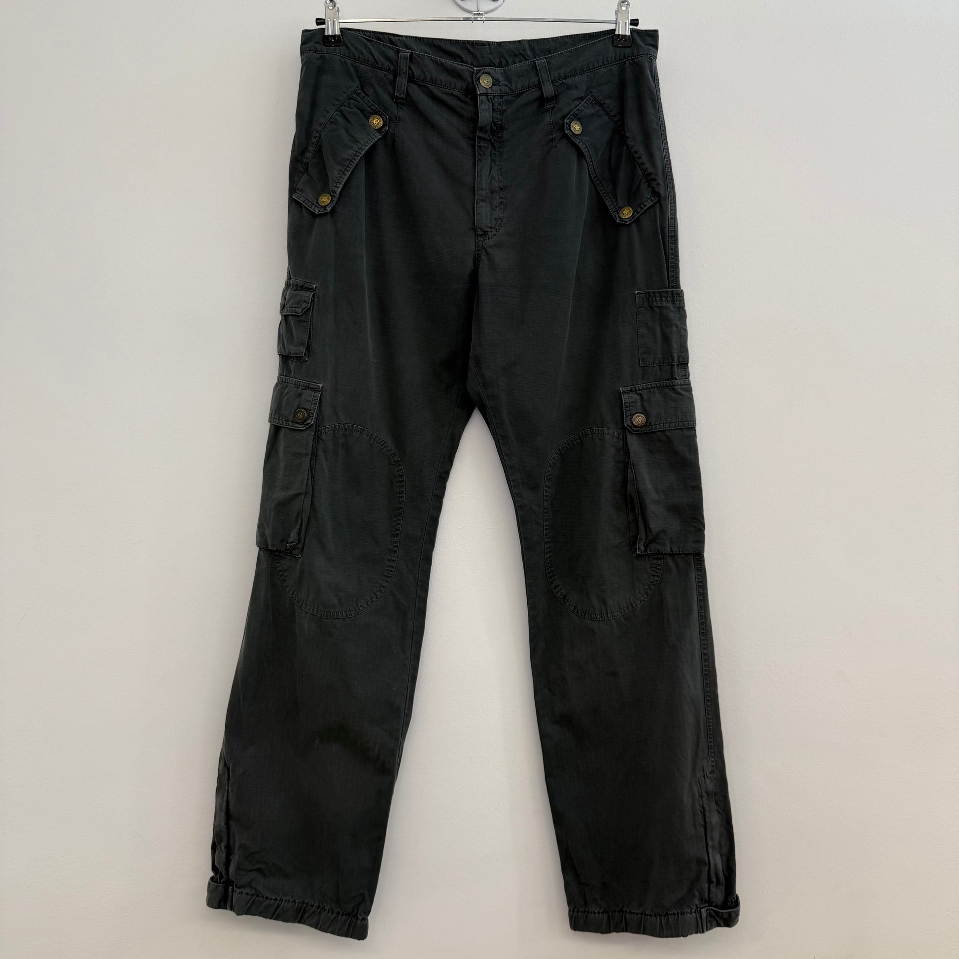 Dolce & Gabbana wide grey cargo pants