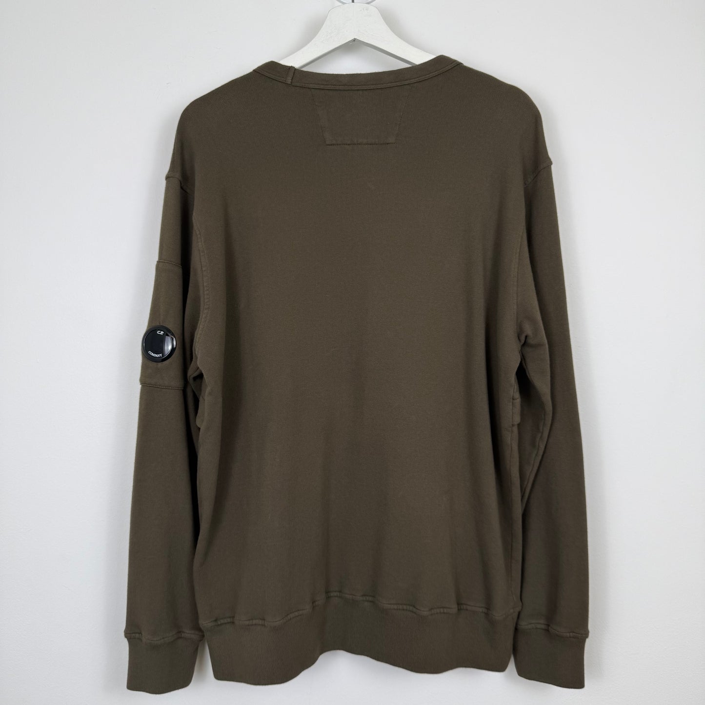 C.P. Company Satin Nylon Panel Lens Crewneck