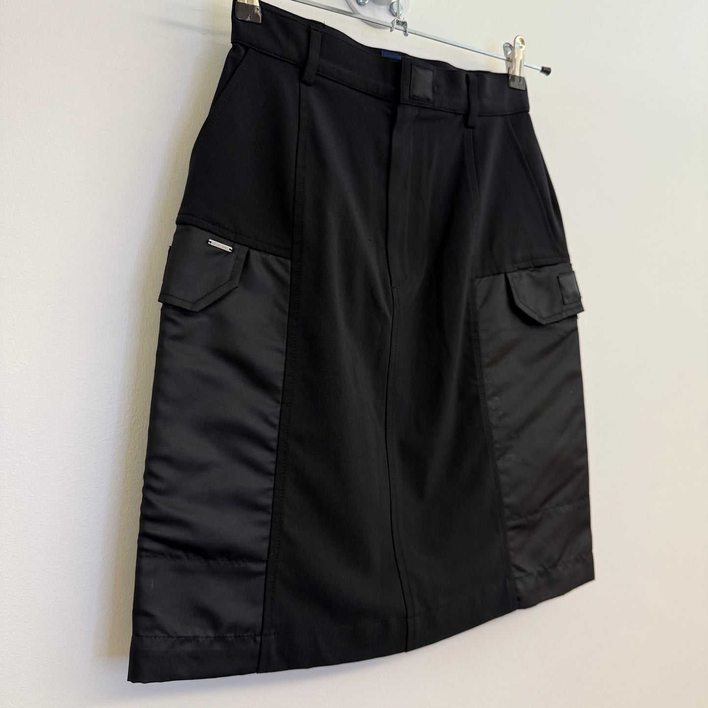 Kenzo Jeans black skirt, 2 materials