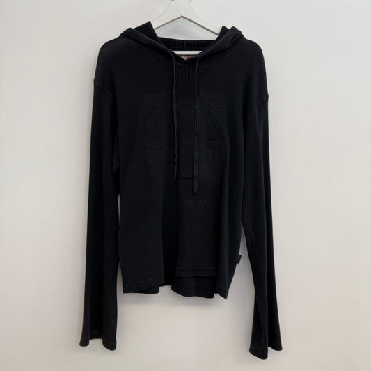 Jean Paul Gaultier logo JPG.JEAN'S black hoodie