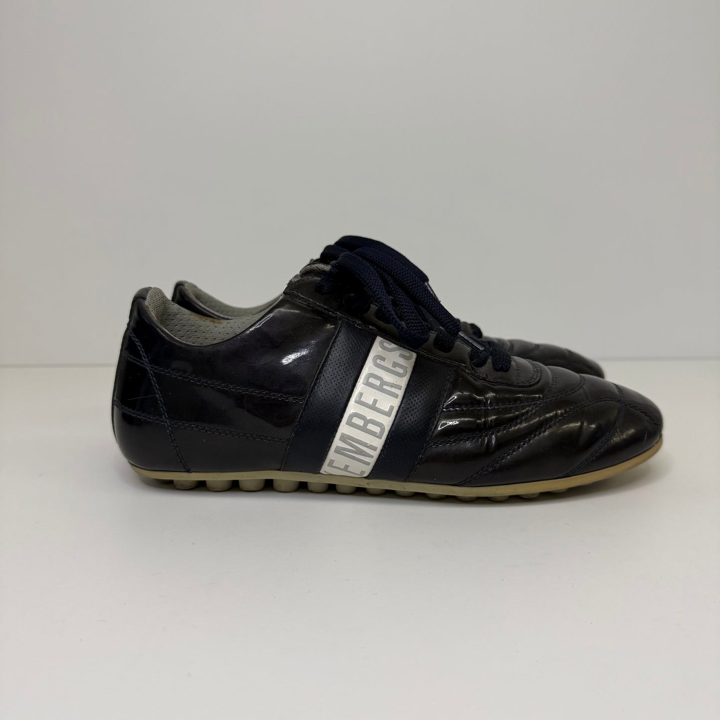 Dirk Bikkembergs shiny black "sportshoes"