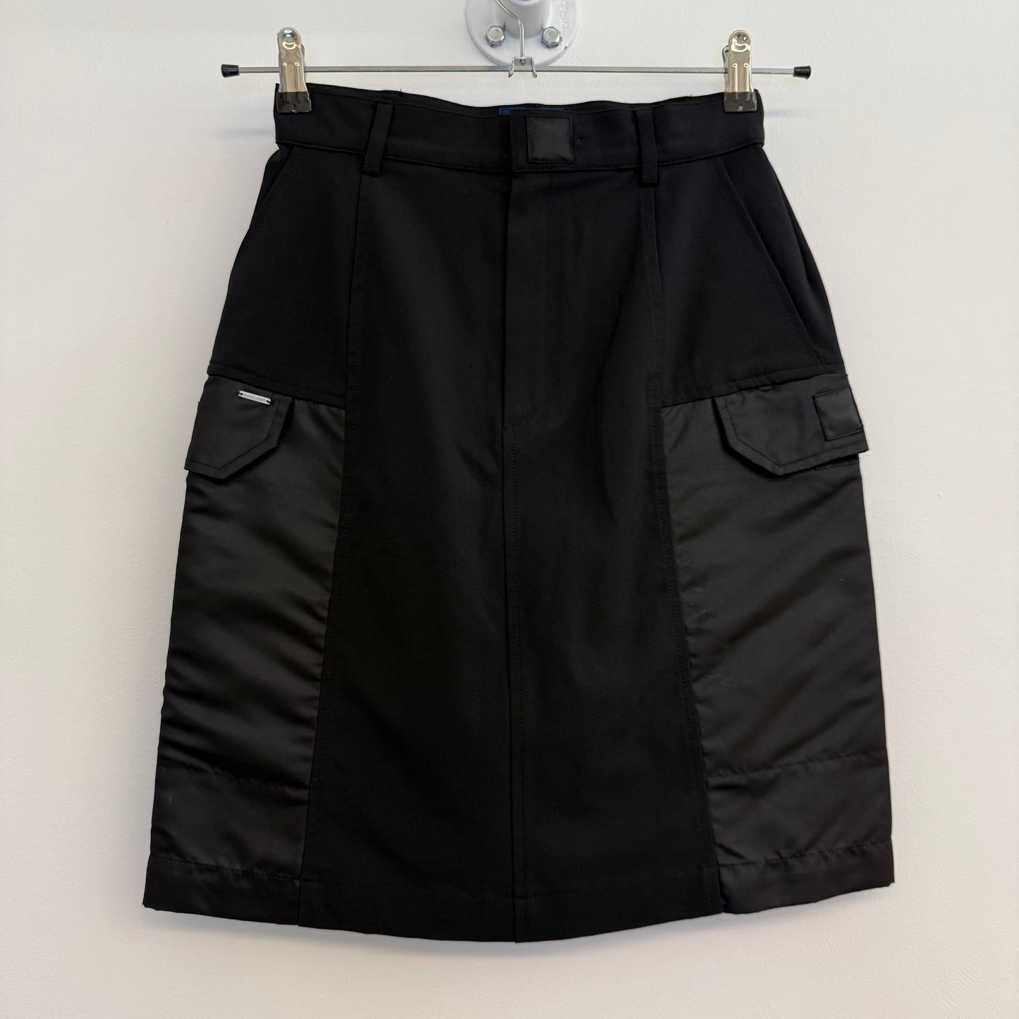 Kenzo Jeans black skirt, 2 materials