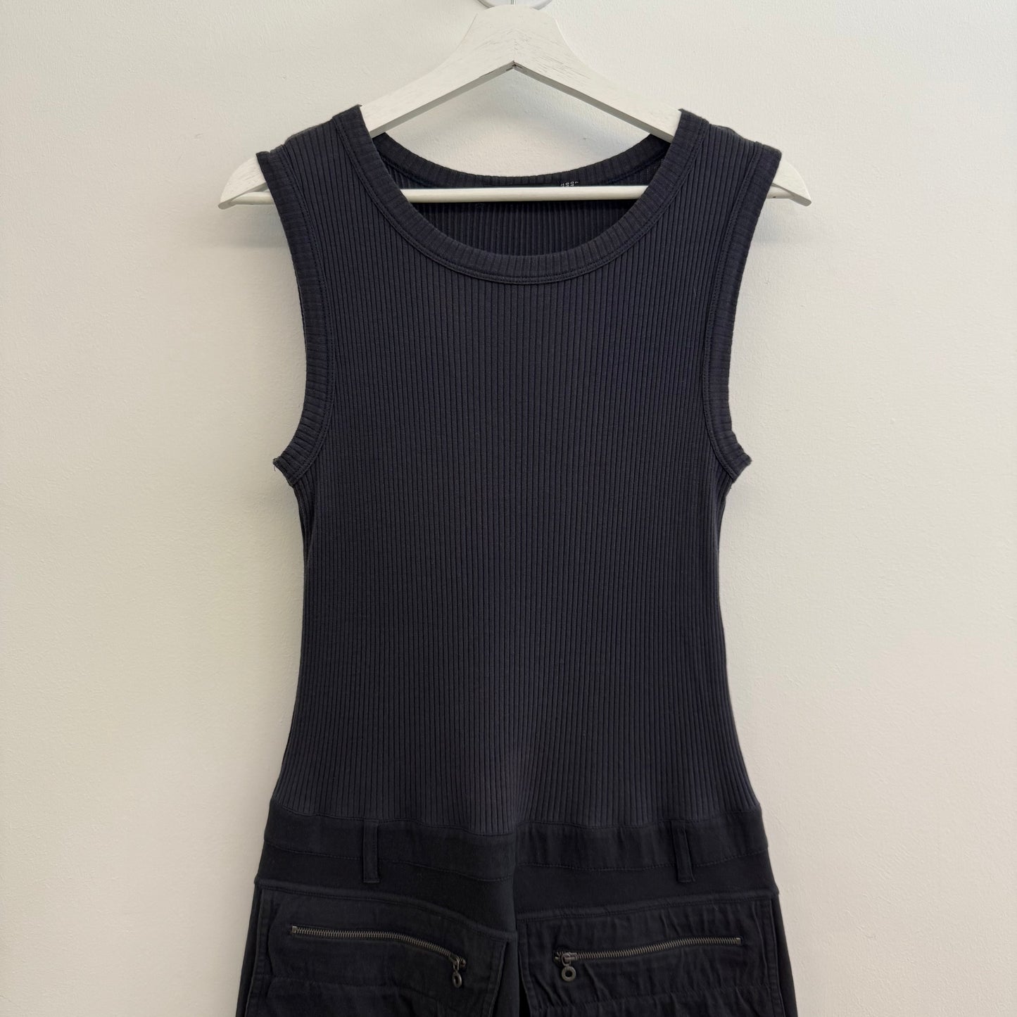 Marithé + François Girbaud  grey/black dress