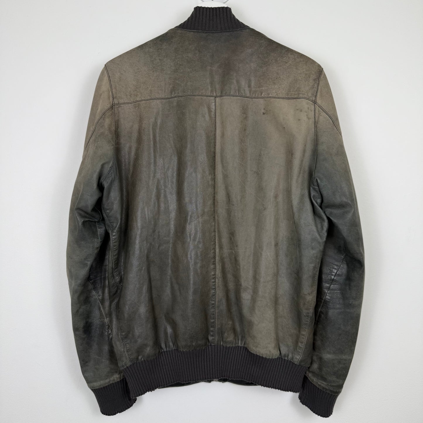 Silent by Damir Doma Washed Leather Bomber