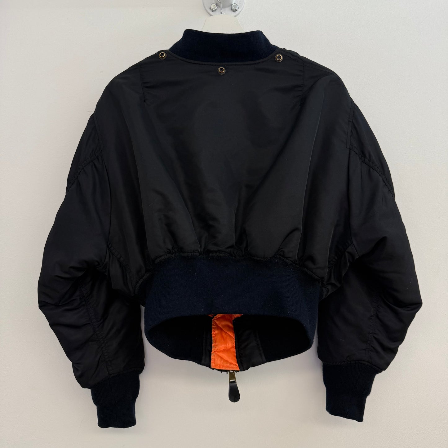 Balenciaga Cropped MA-1 Bomber Jacket