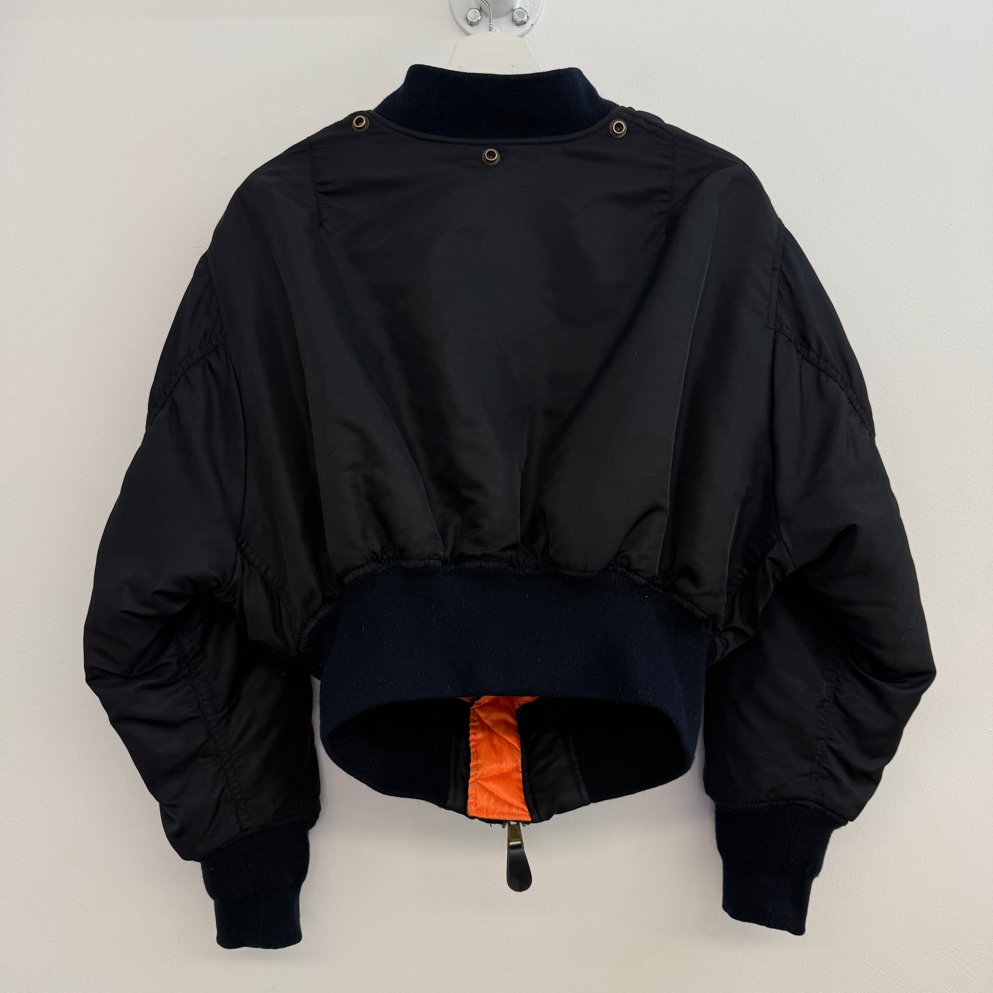 Balenciaga Cropped MA-1 Bomber Jacket