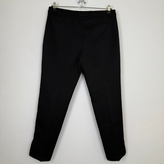 Dries van Noten Textured Slim-Fit trousers with ankle zips