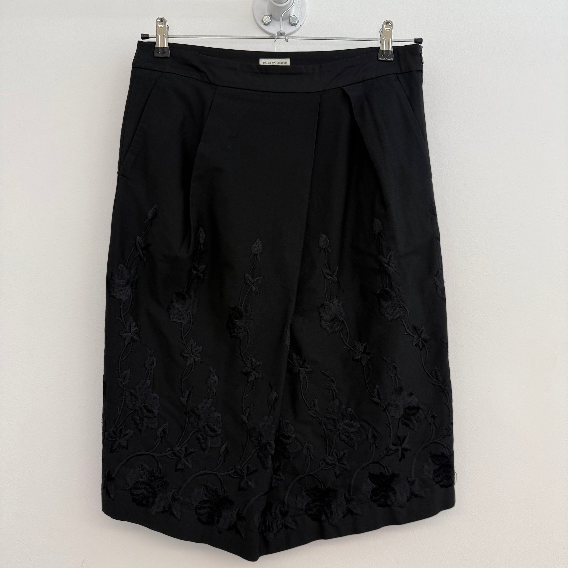 Dries van Noten embroidered skirt