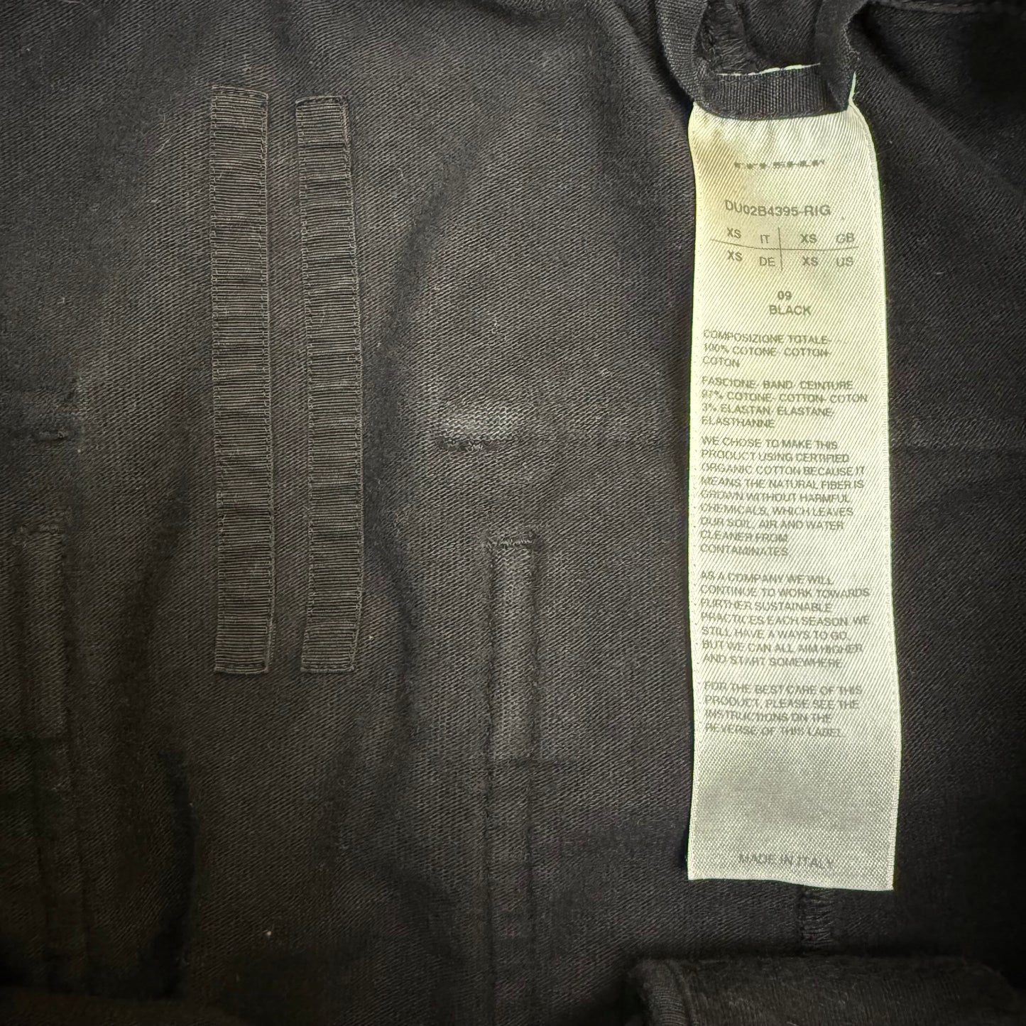 Rick Owens DRKSHDW Prisoner Drawstring Pants early 2010’s