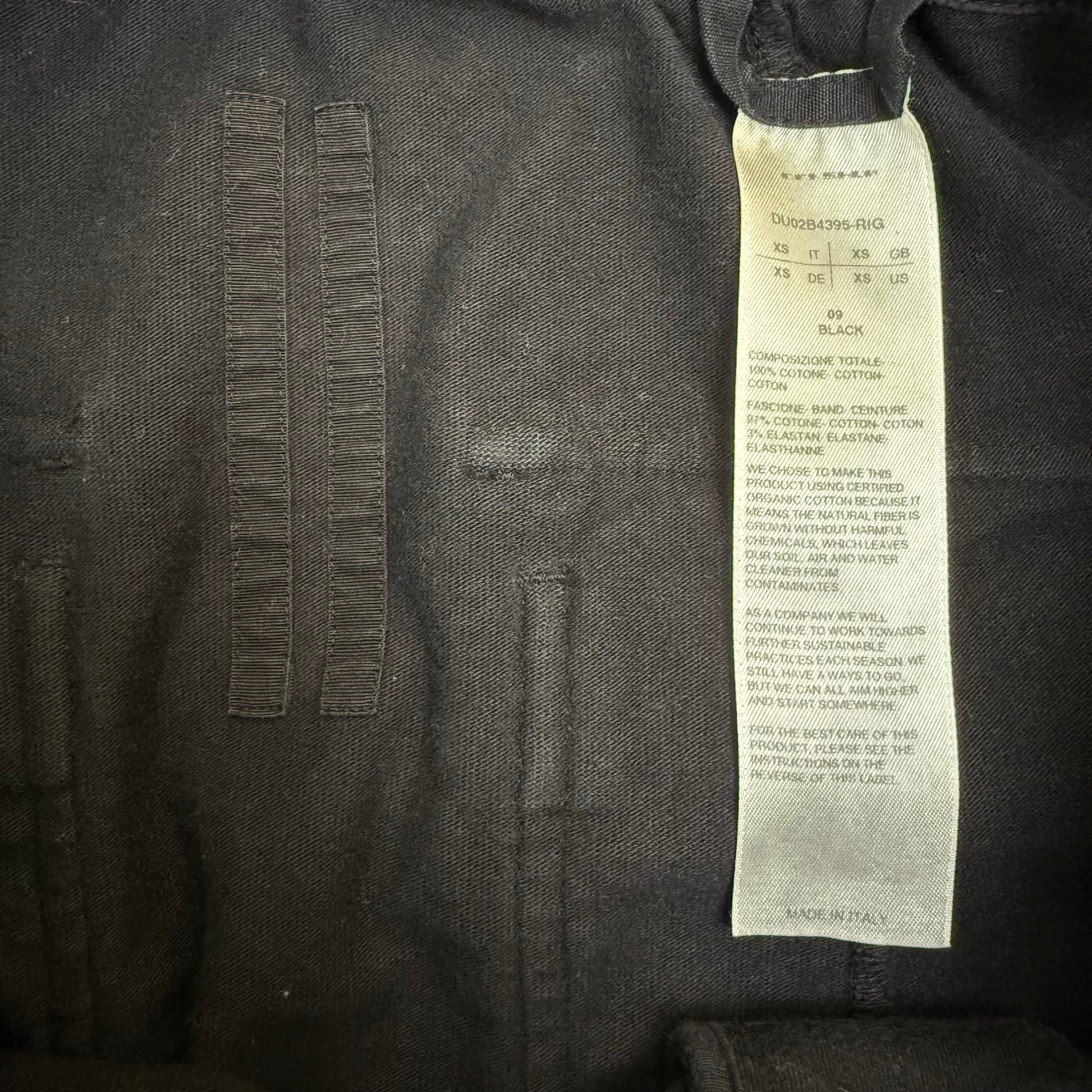 Rick Owens DRKSHDW Prisoner Drawstring Pants early 2010’s