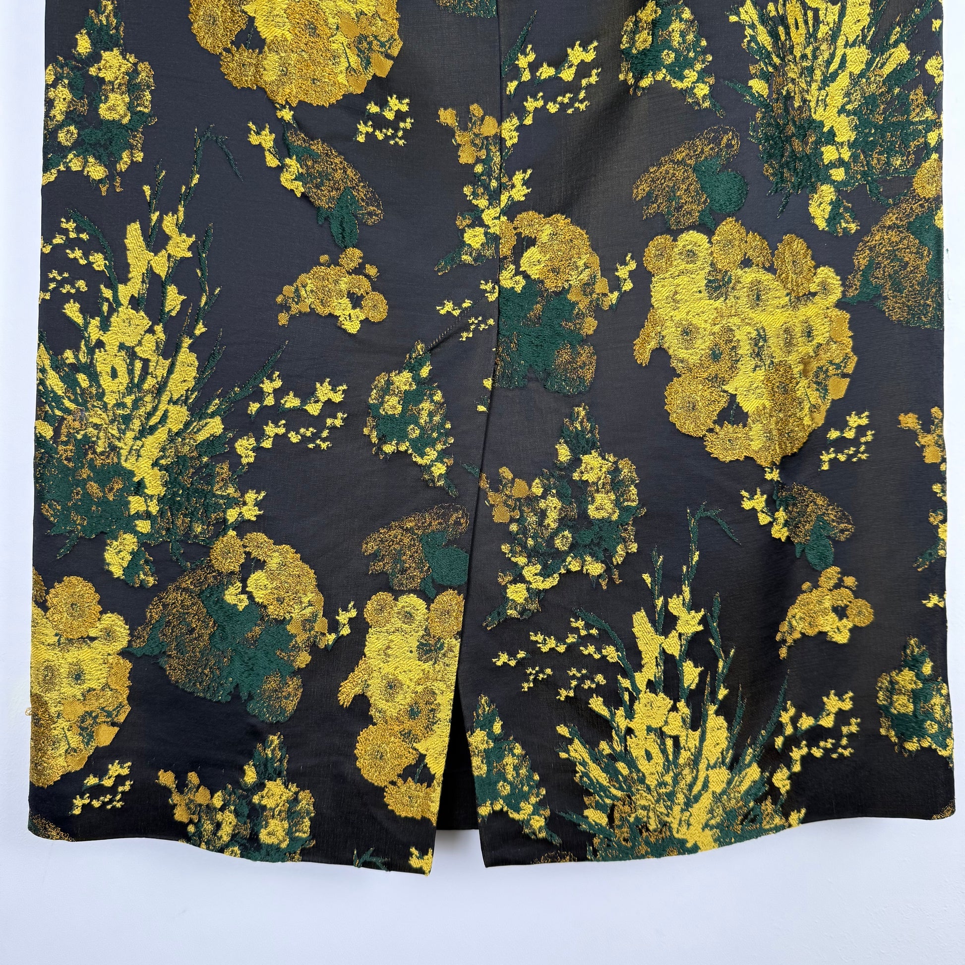 Dries van Noten Floral Jacquard Pencil Skirt