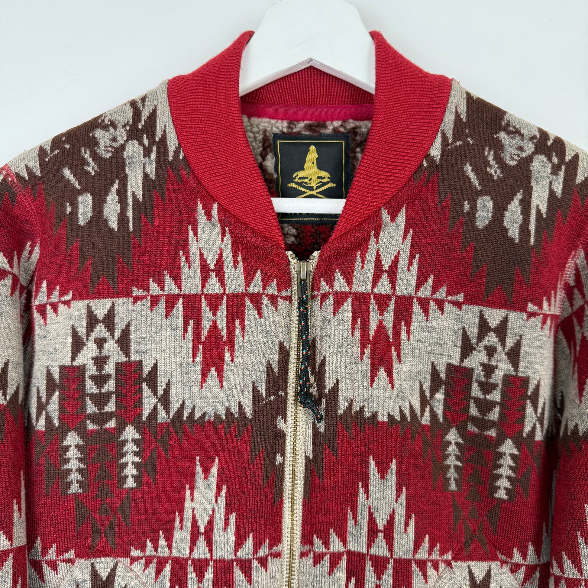 Hysteric Glamour bomber, jacquard all over pattern