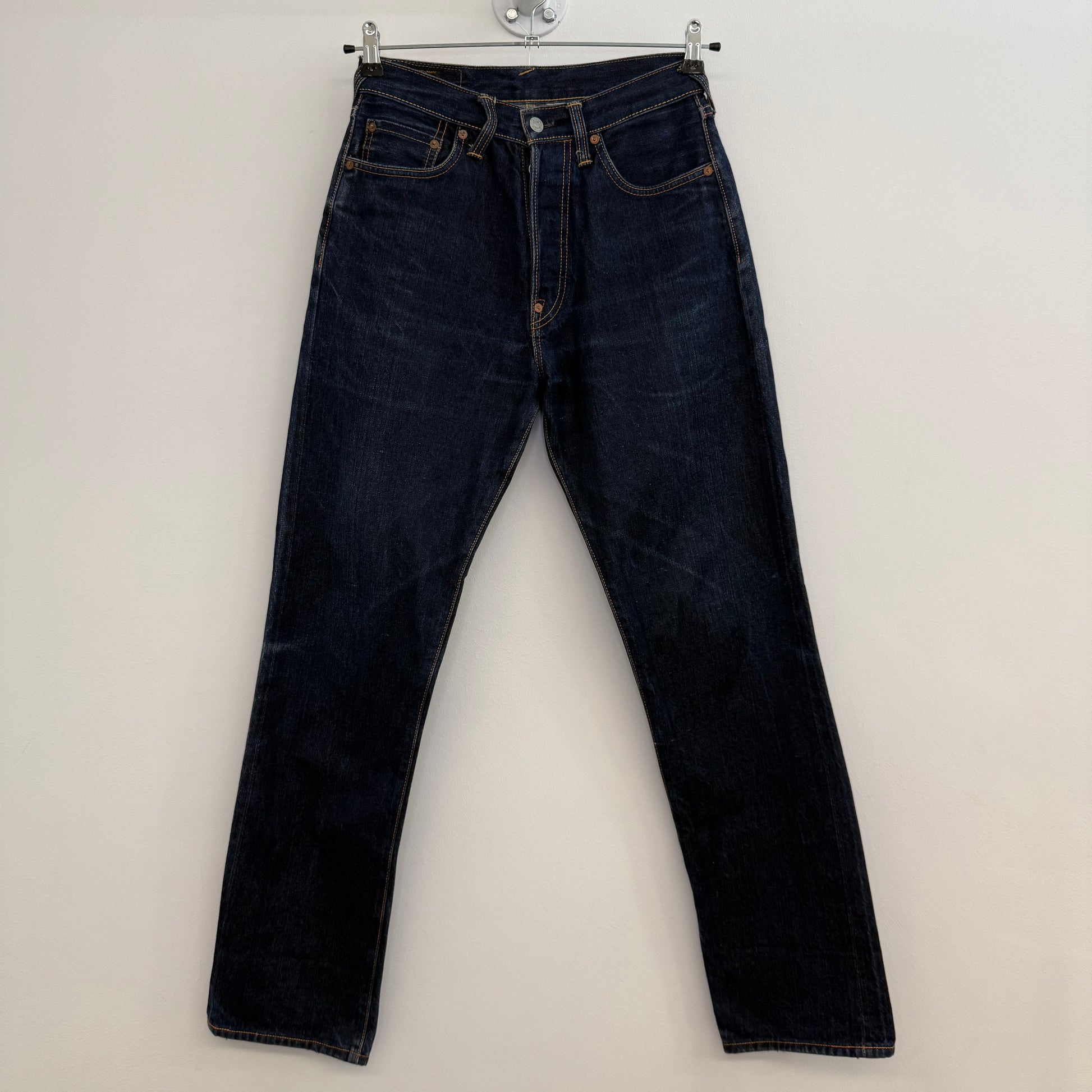 Evisu selvedge jeans dark blue denim