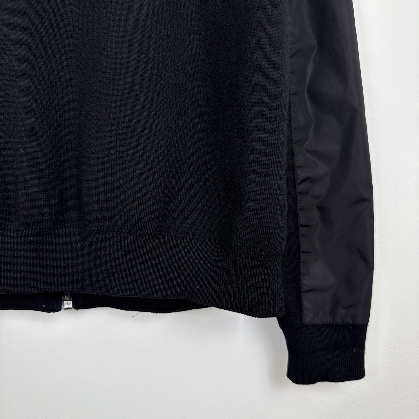 Prada Sport / Linea Rossa Wool & Nylon Hybrid Zip Jacket