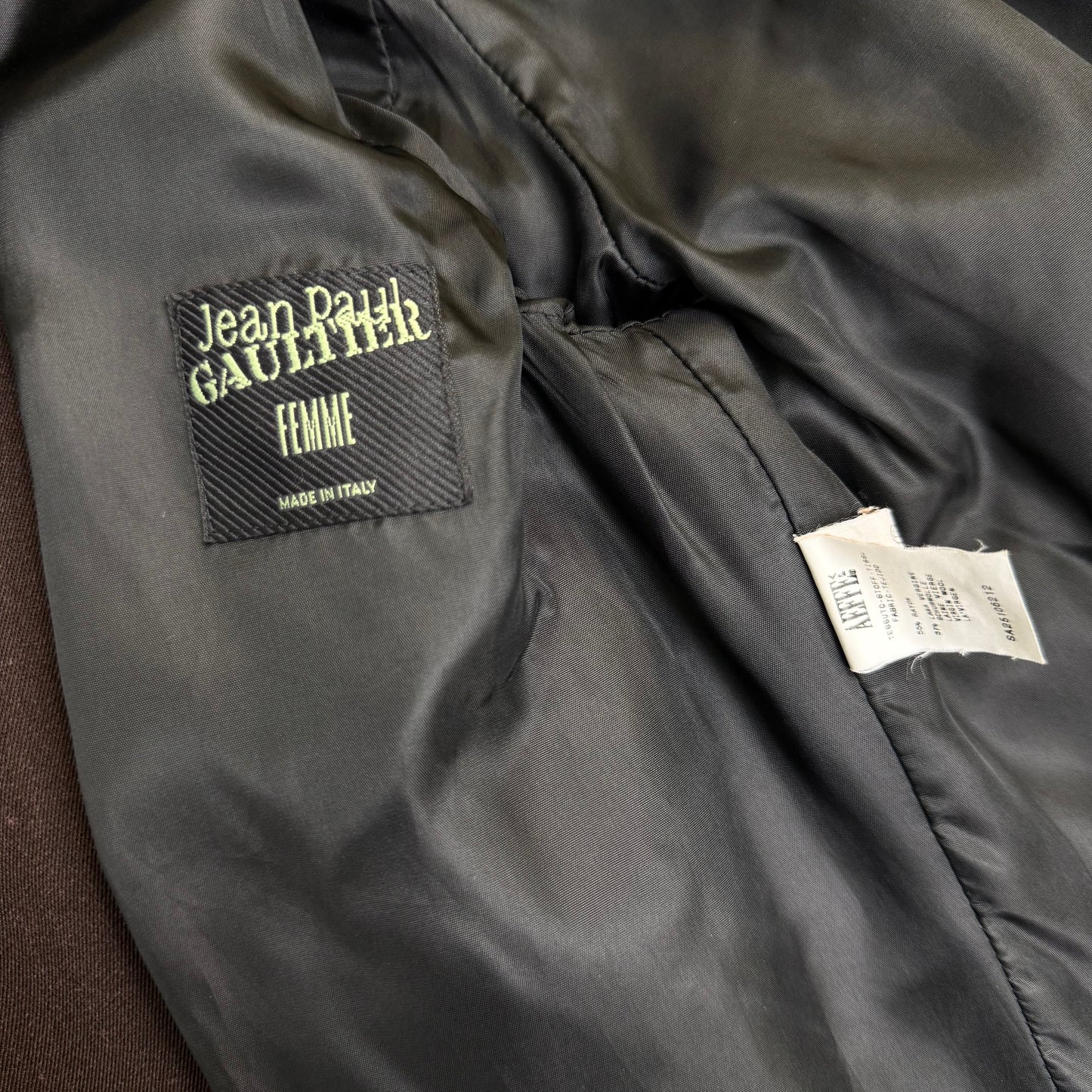 Jean Paul Gaultier Femme Cord-Fastening Wool Blazer