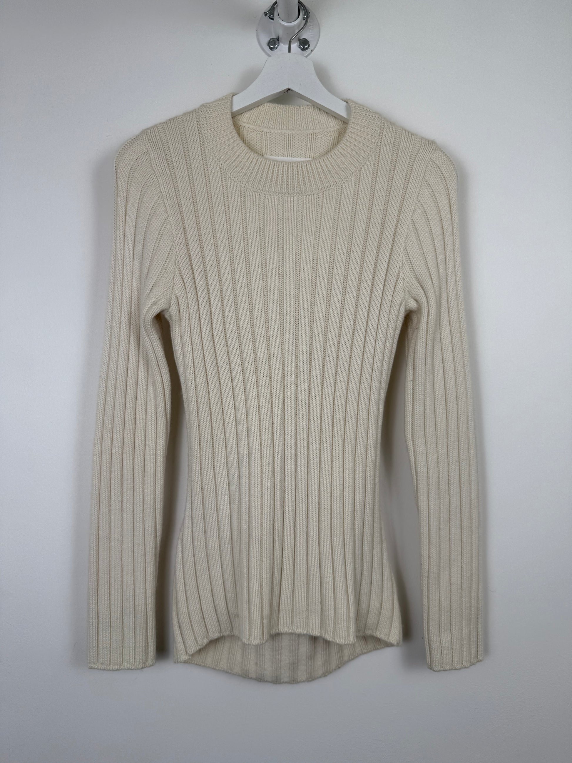 MM6 Maison Margiela Deconstructed Flap Knit Sweater