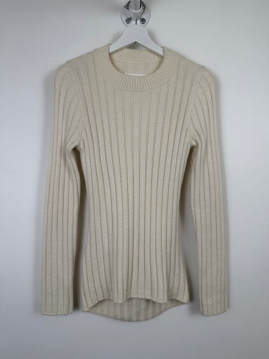 MM6 Maison Margiela Deconstructed Flap Knit Sweater