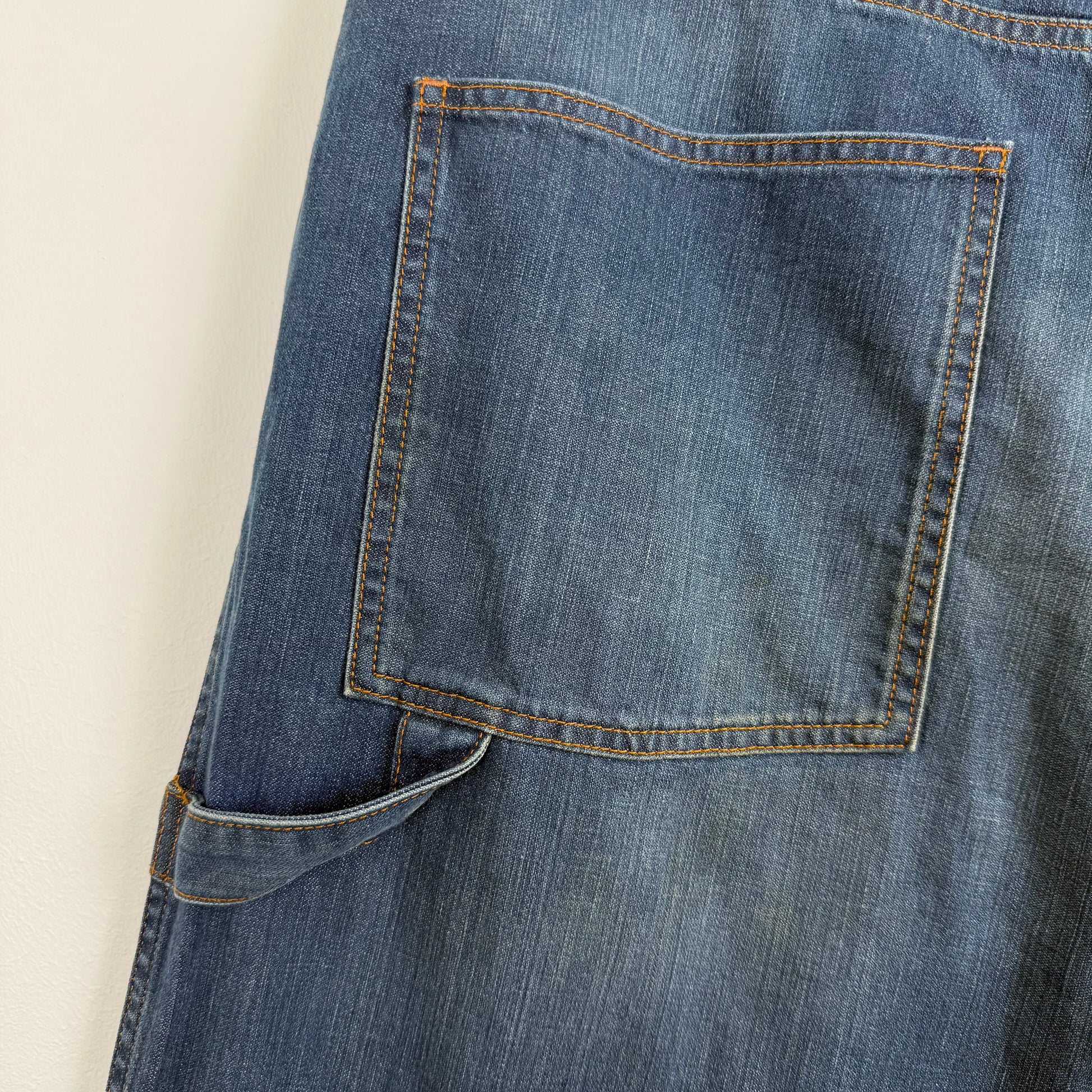 Maison Margiela wide faded carpenter jeans