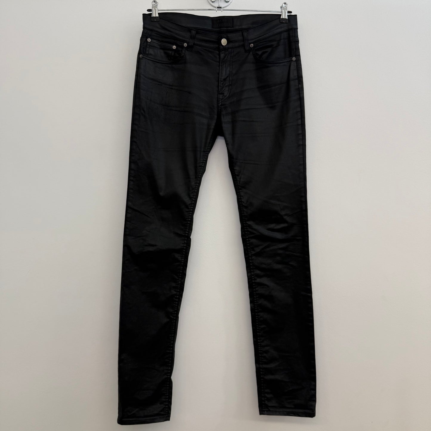 Acne Studios Ace Pleather Coated Skinny Jeans