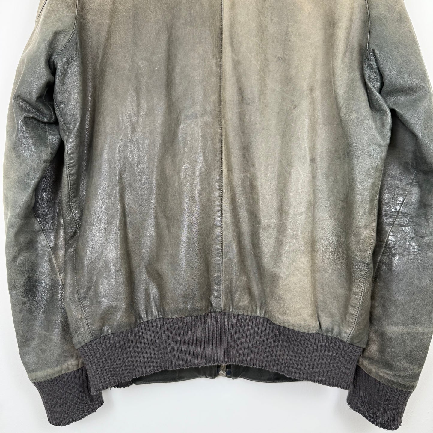 Silent by Damir Doma Washed Leather Bomber
