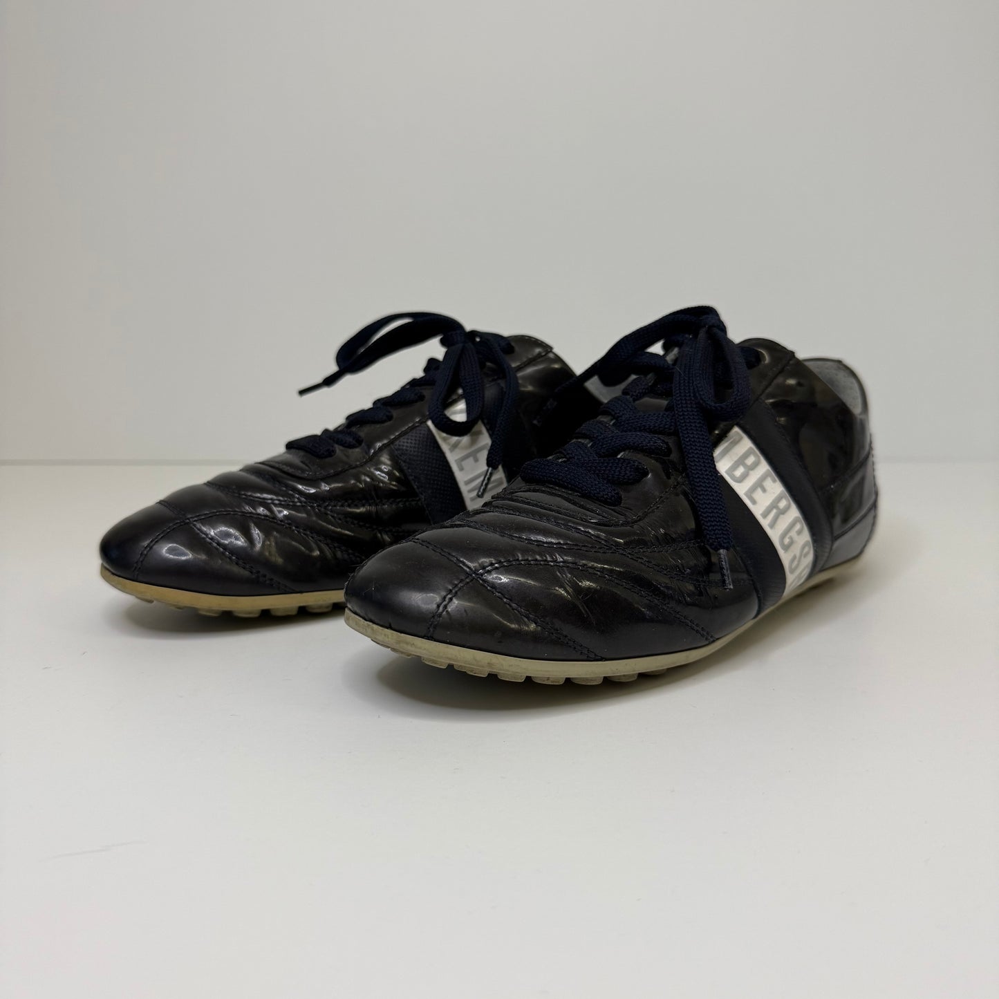 Dirk Bikkembergs shiny black "sportshoes"