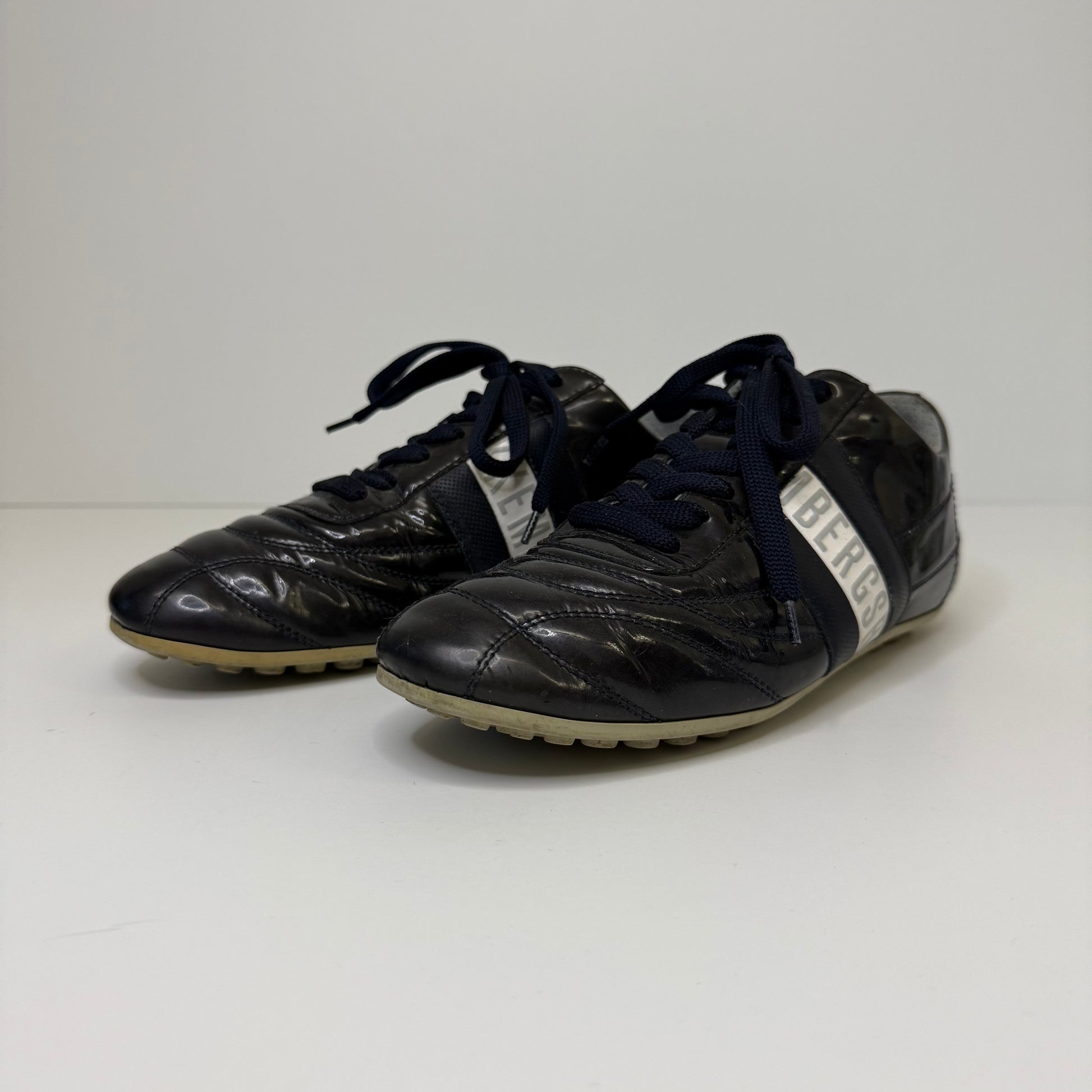 Dirk Bikkembergs shiny black "sportshoes"
