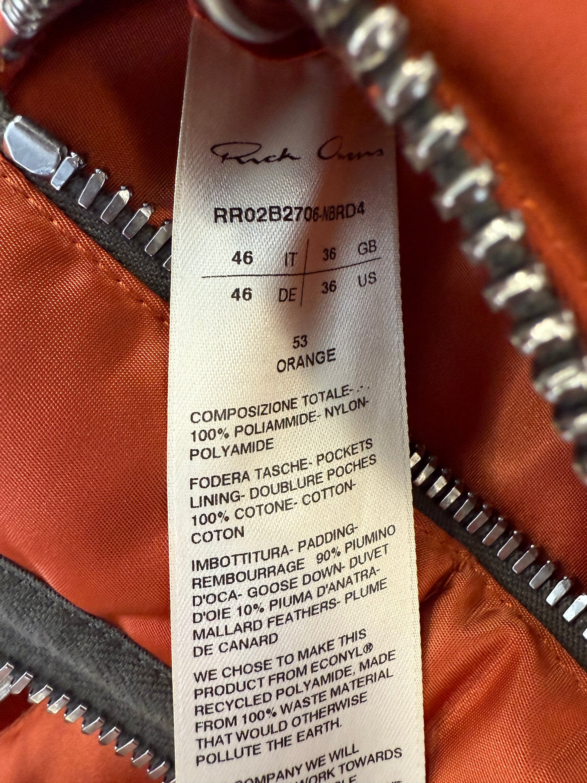 Rick Owens Strobe Gimp Padded Gilet (FW22)
