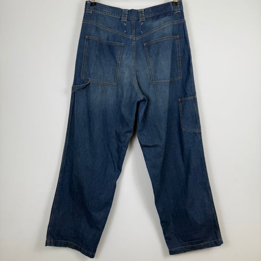 Maison Margiela wide faded carpenter jeans