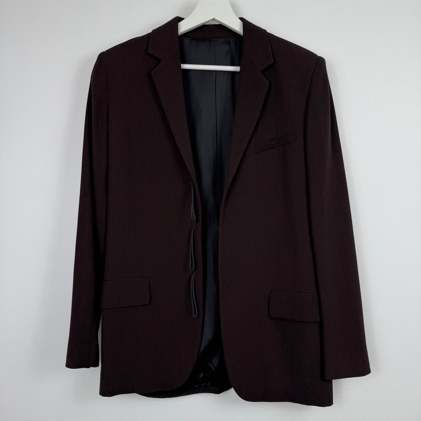 Jean Paul Gaultier Femme Cord-Fastening Wool Blazer