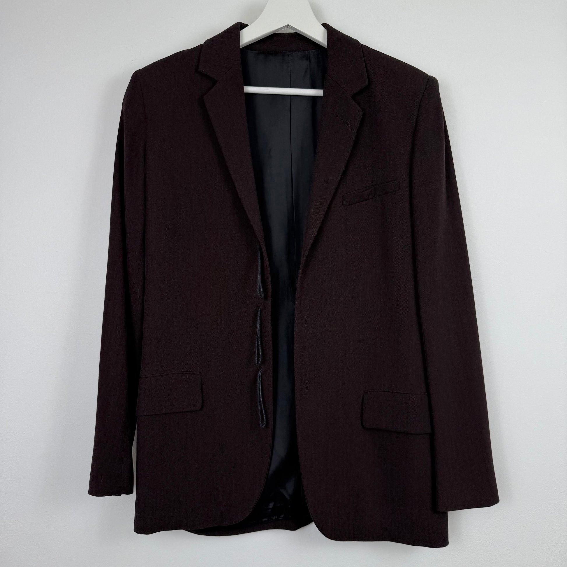Jean Paul Gaultier Femme Cord-Fastening Wool Blazer