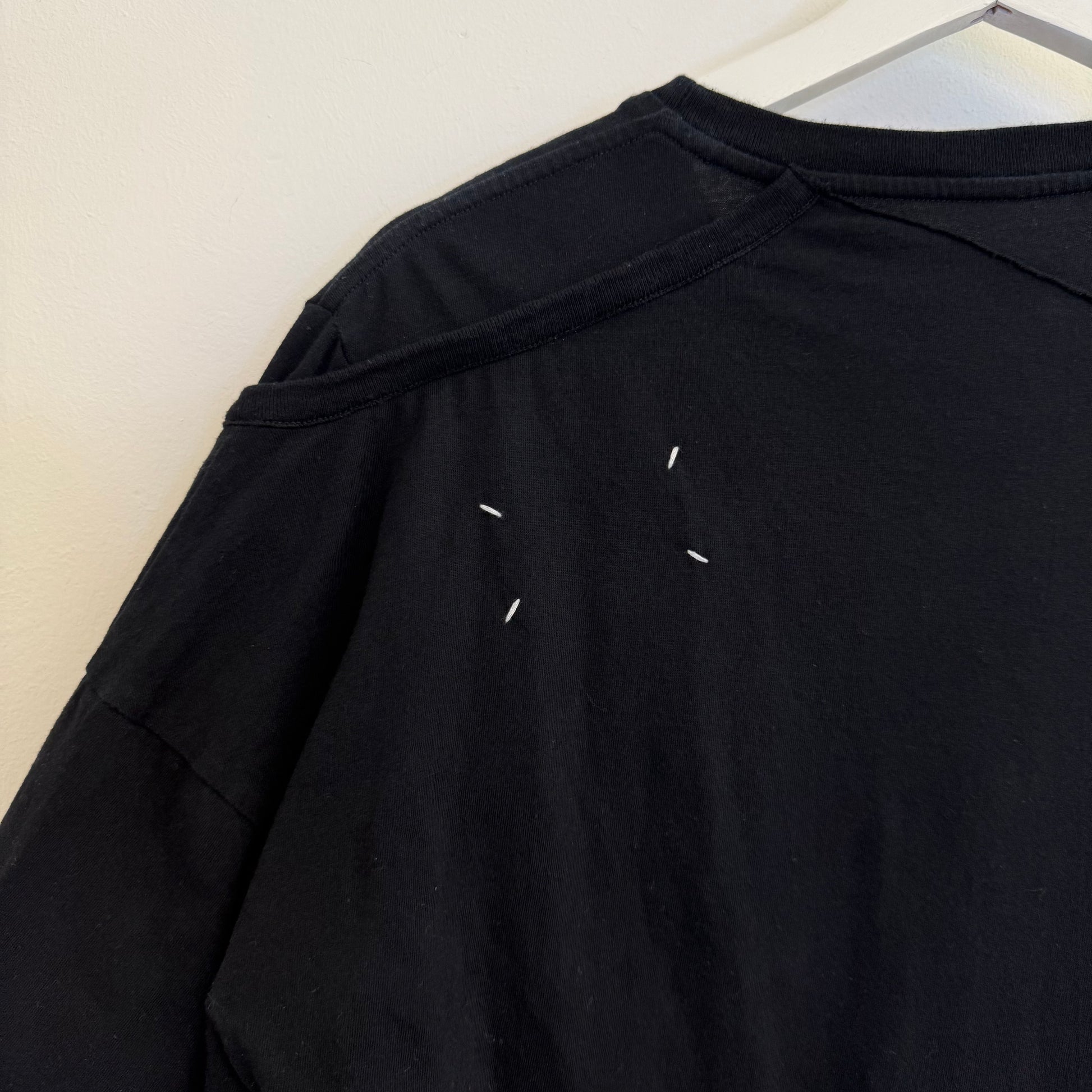 Margiela reconstructed black T-shirt